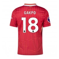 Camisa de Futebol Liverpool Cody Gakpo #18 Equipamento Principal 2024-25 Manga Curta